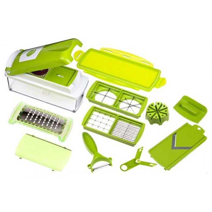 Vegetable Fruit Dicer Slicer Peeler Chopper Grater Plus Container